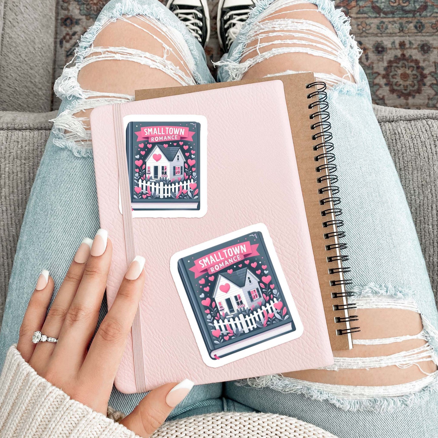 Small Town Romance Sticker