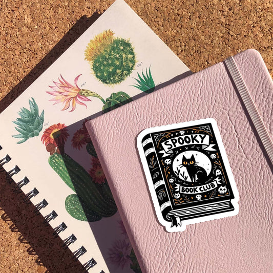 Spooky Book Club Sticker