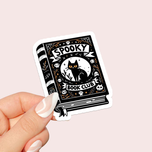 Spooky Book Club Sticker