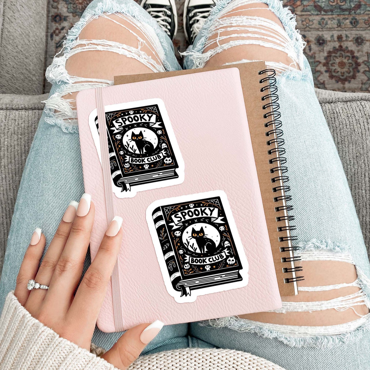 Spooky Book Club Sticker