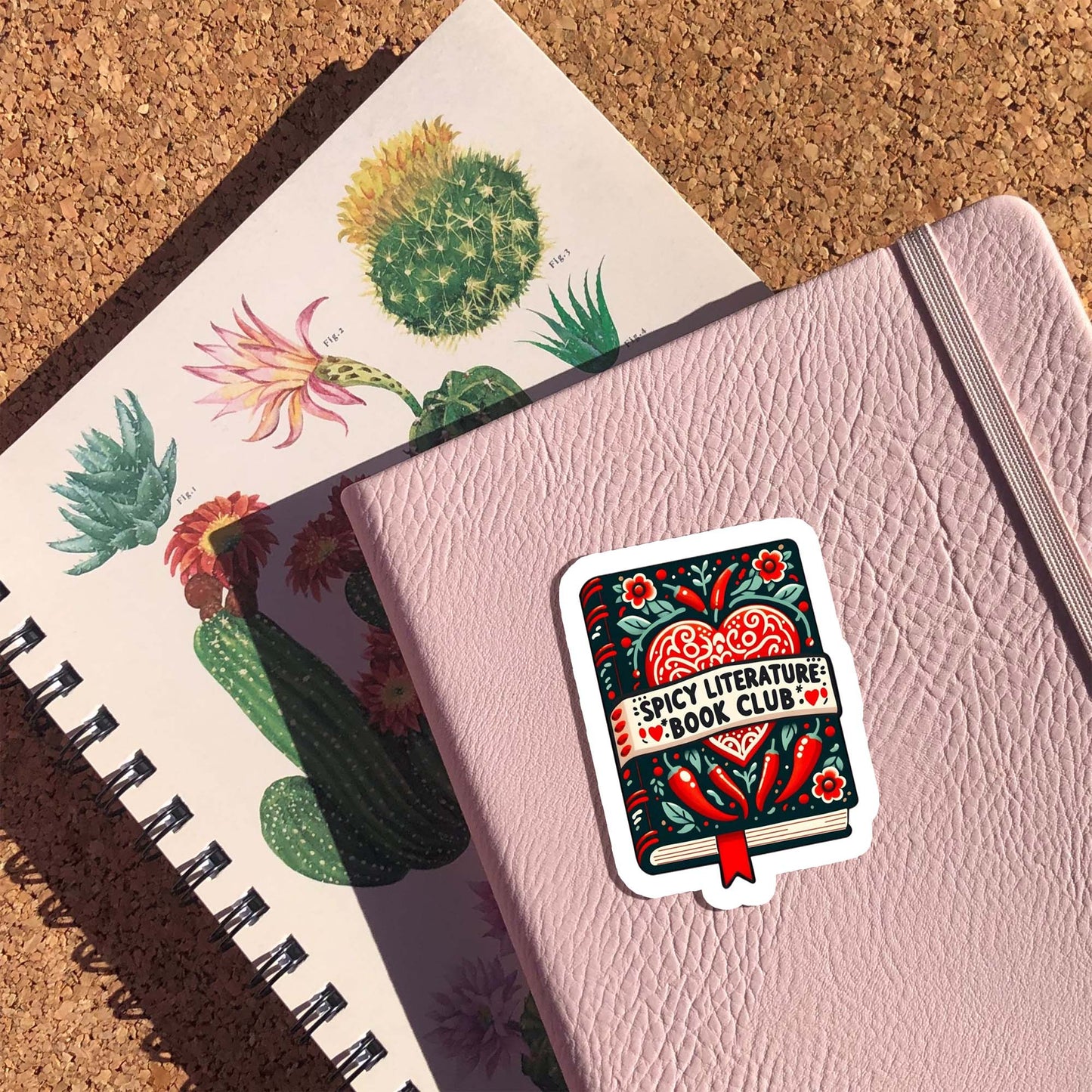 Spicy Literature Book Club Sticker