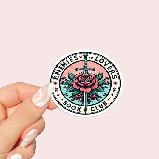 Enemies to Lovers Book Club Sticker
