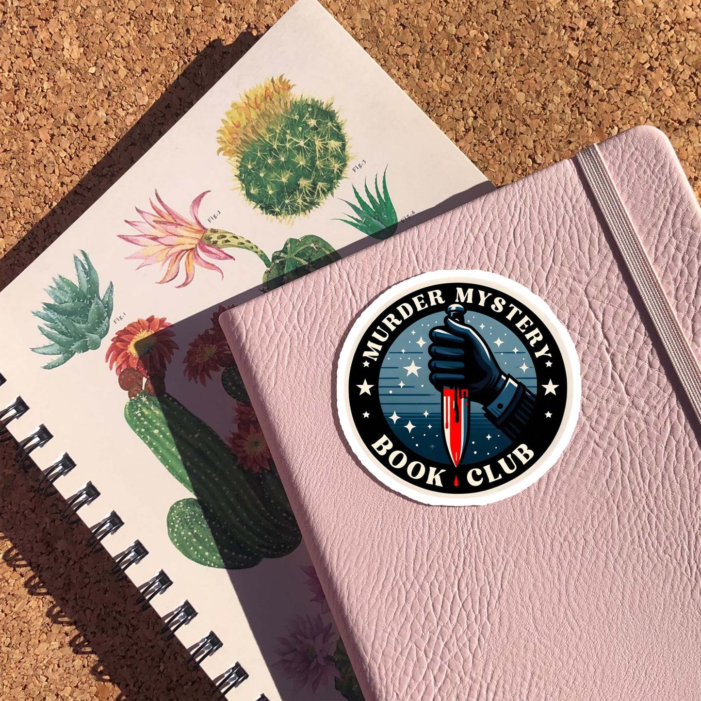 Murder Mystery Book Club Sticker
