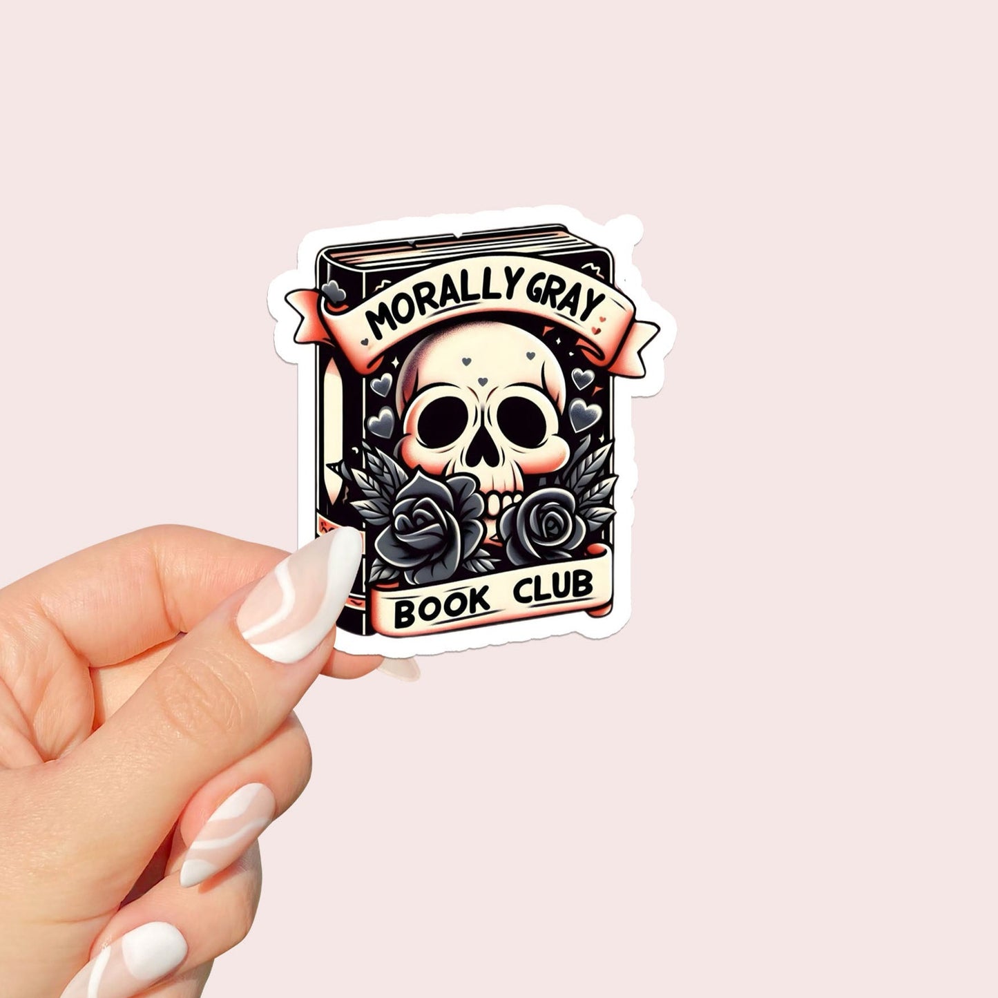 Morally Grey Book Club Sticker