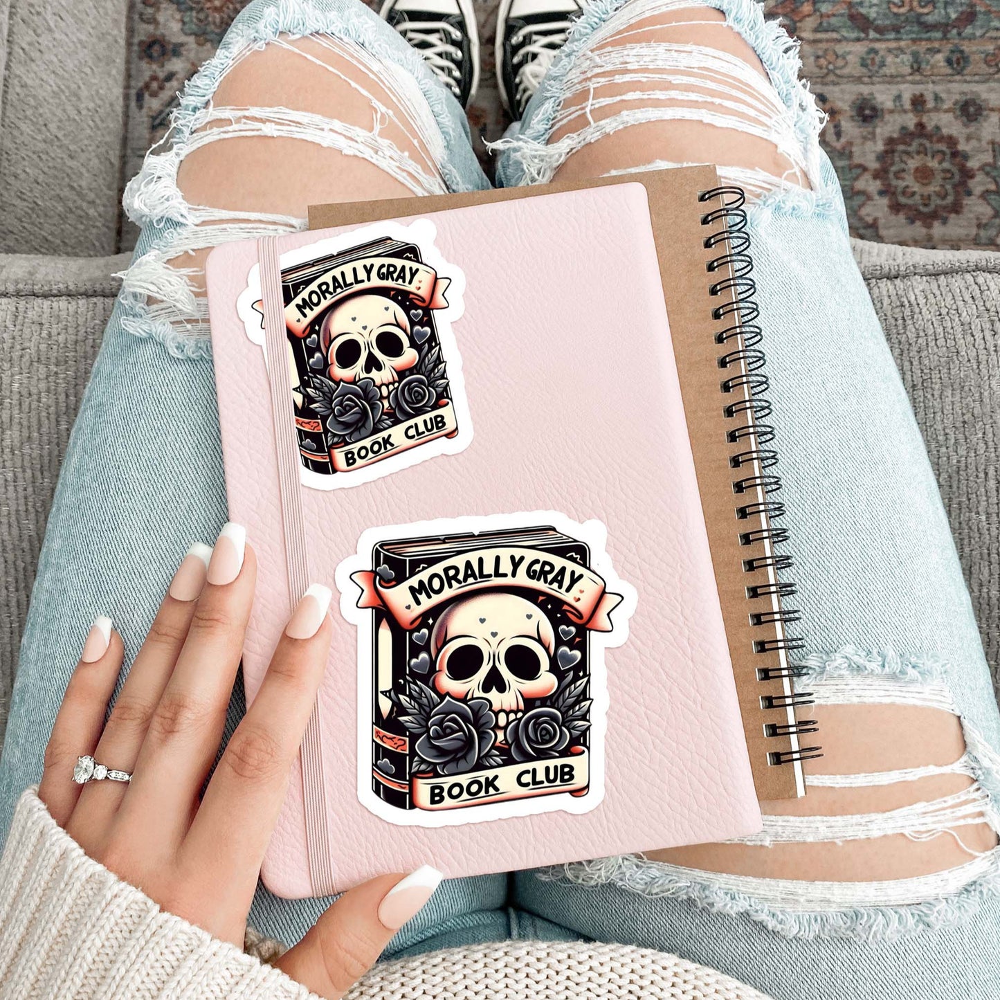Morally Grey Book Club Sticker