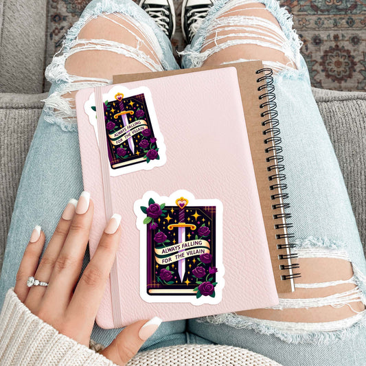 Always falling for the Villain Sticker