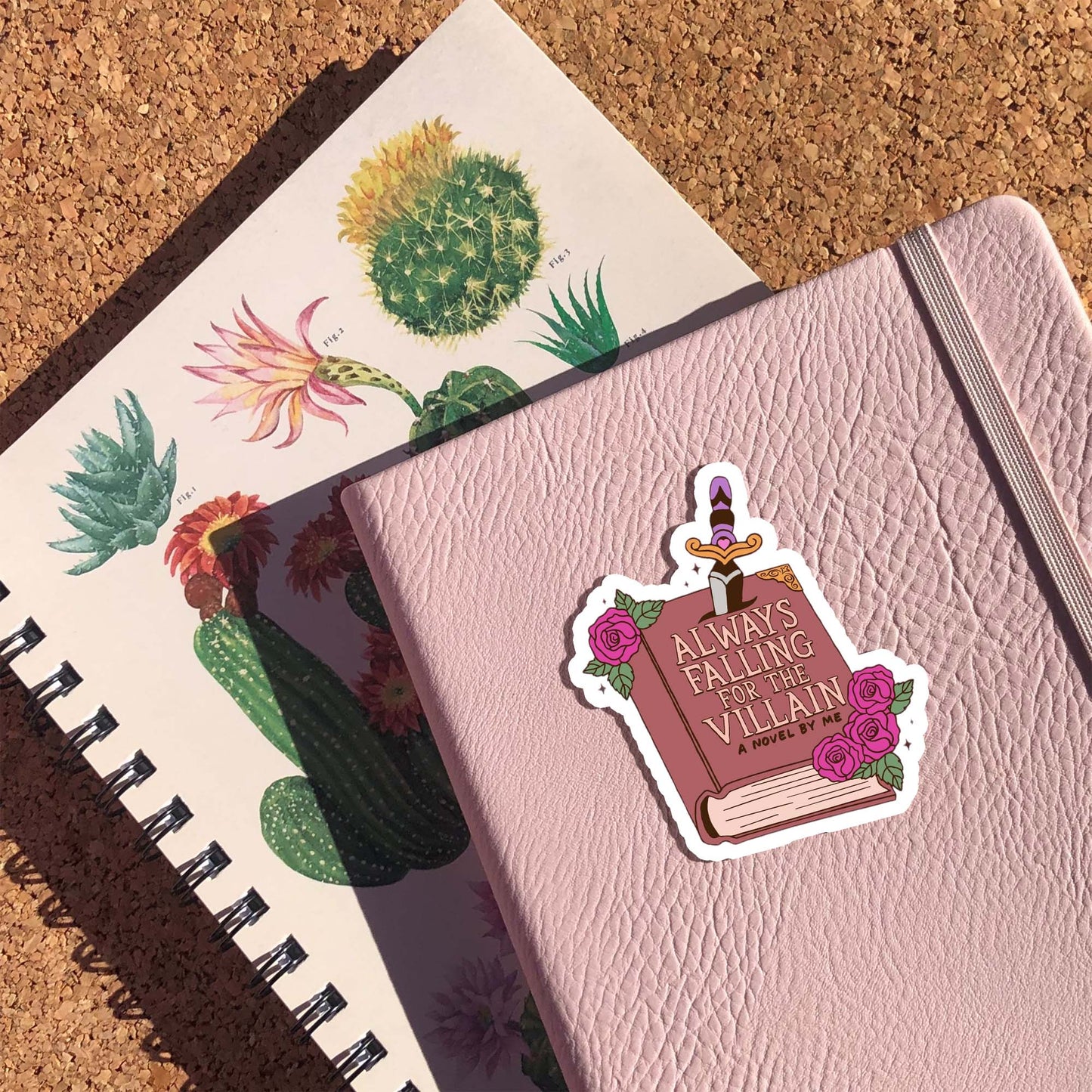 Always falling for the Villain Sticker