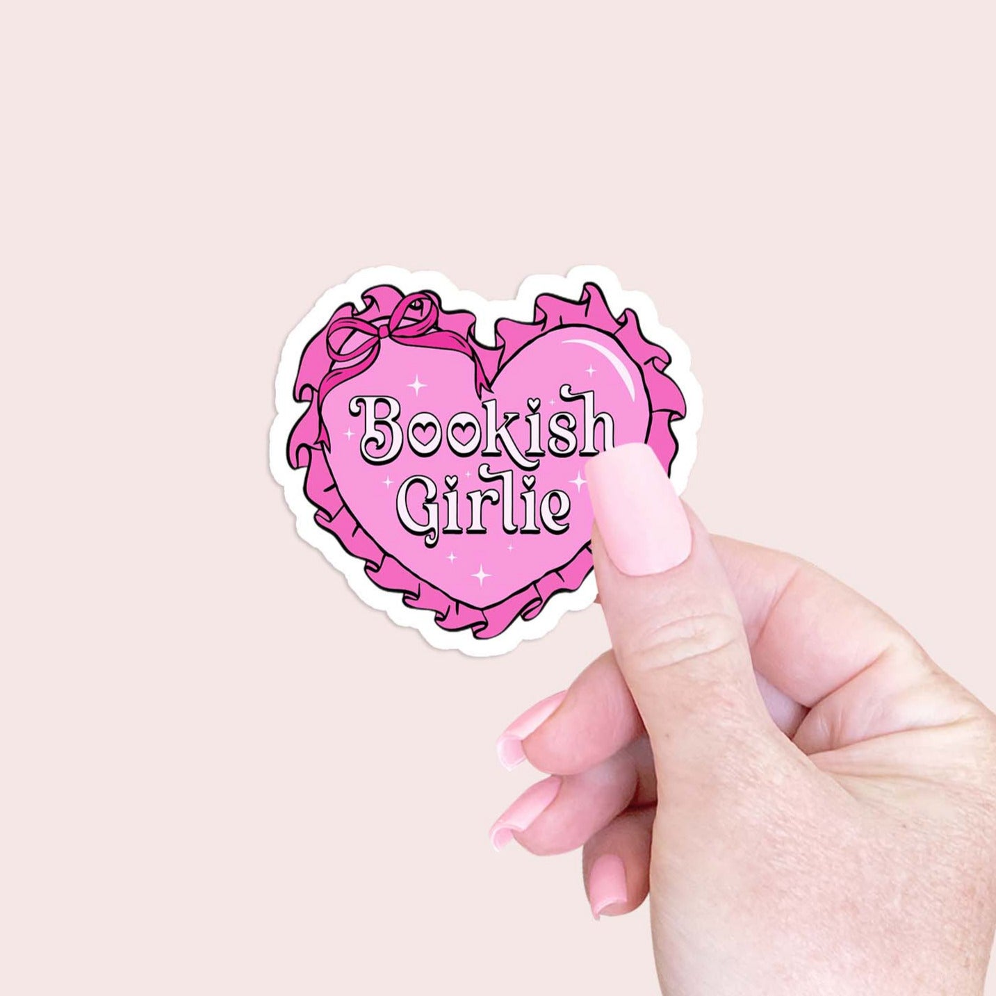 Bookish Girlie Sticker