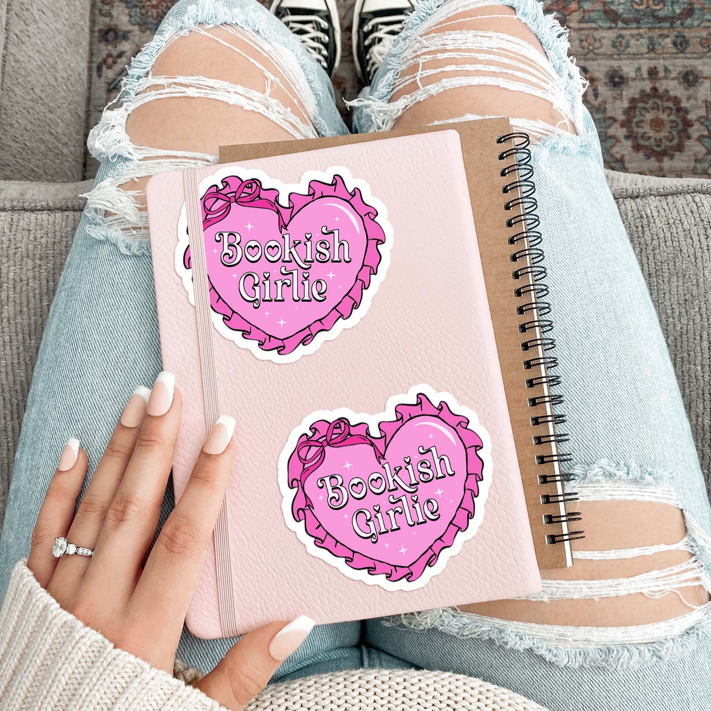Bookish Girlie Sticker