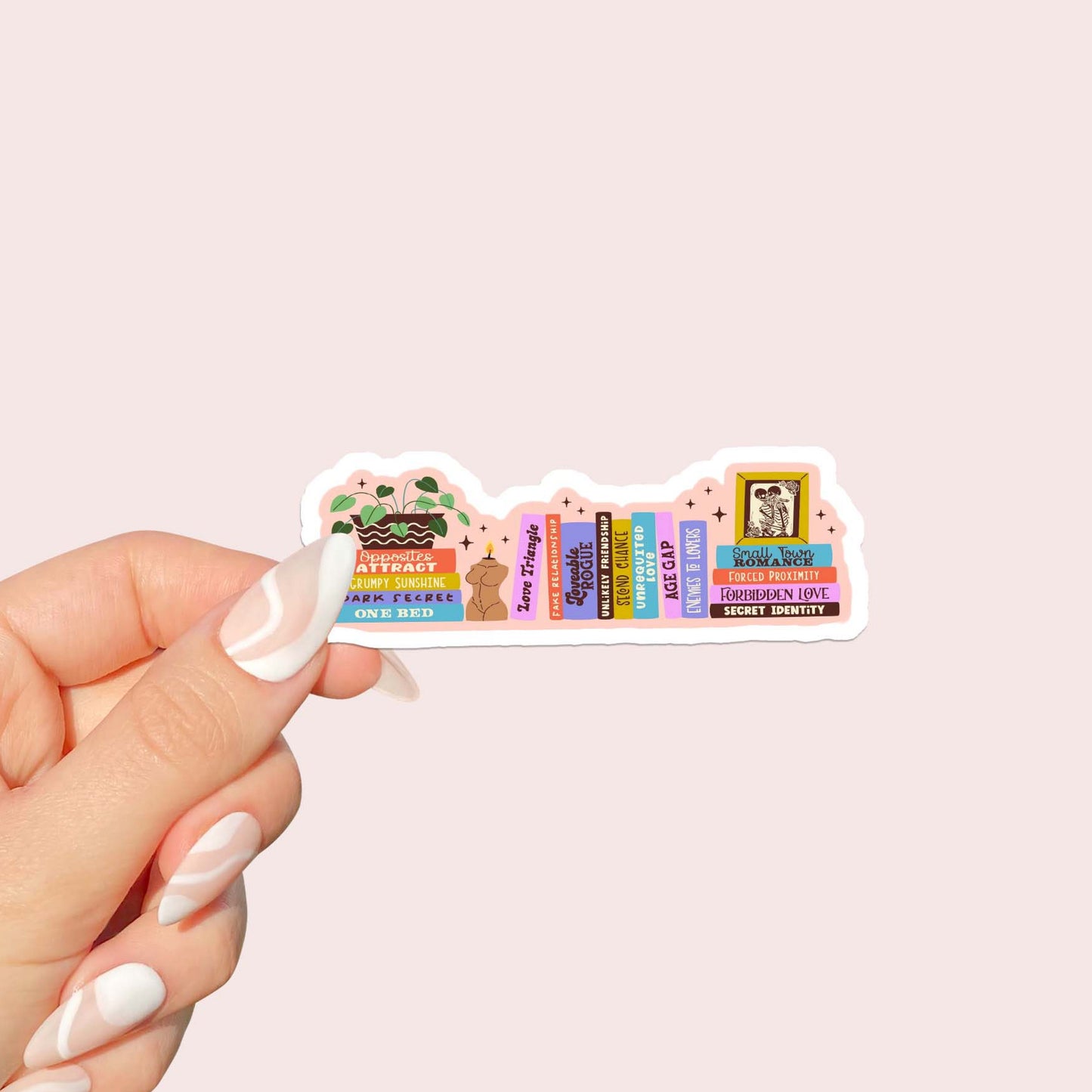 Books Collection Sticker