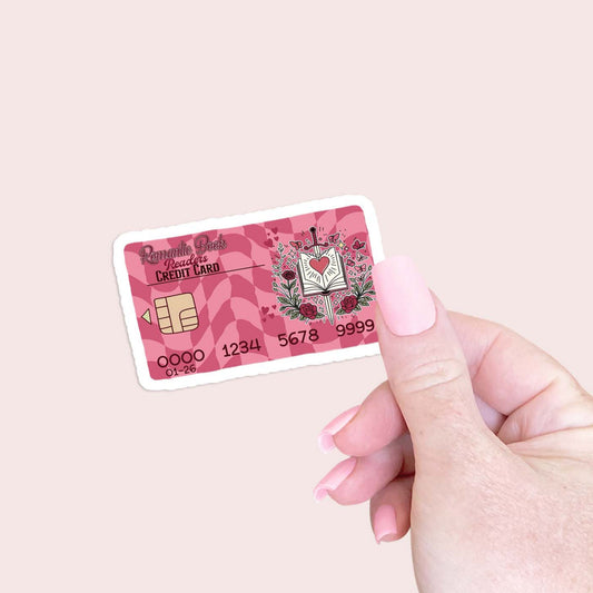 Reader Readers Credit Card Sticker