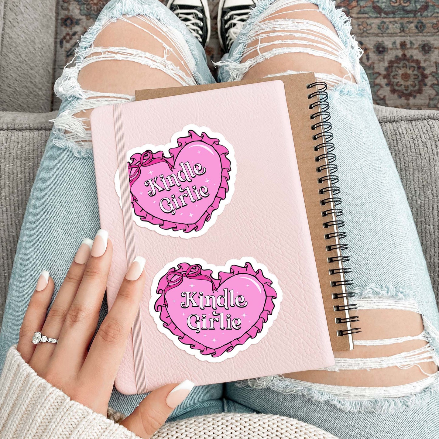 Kindle Girlie Sticker
