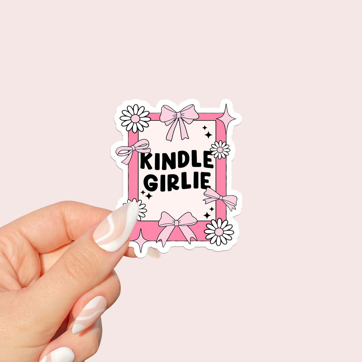 Kindle Girlie Sticker