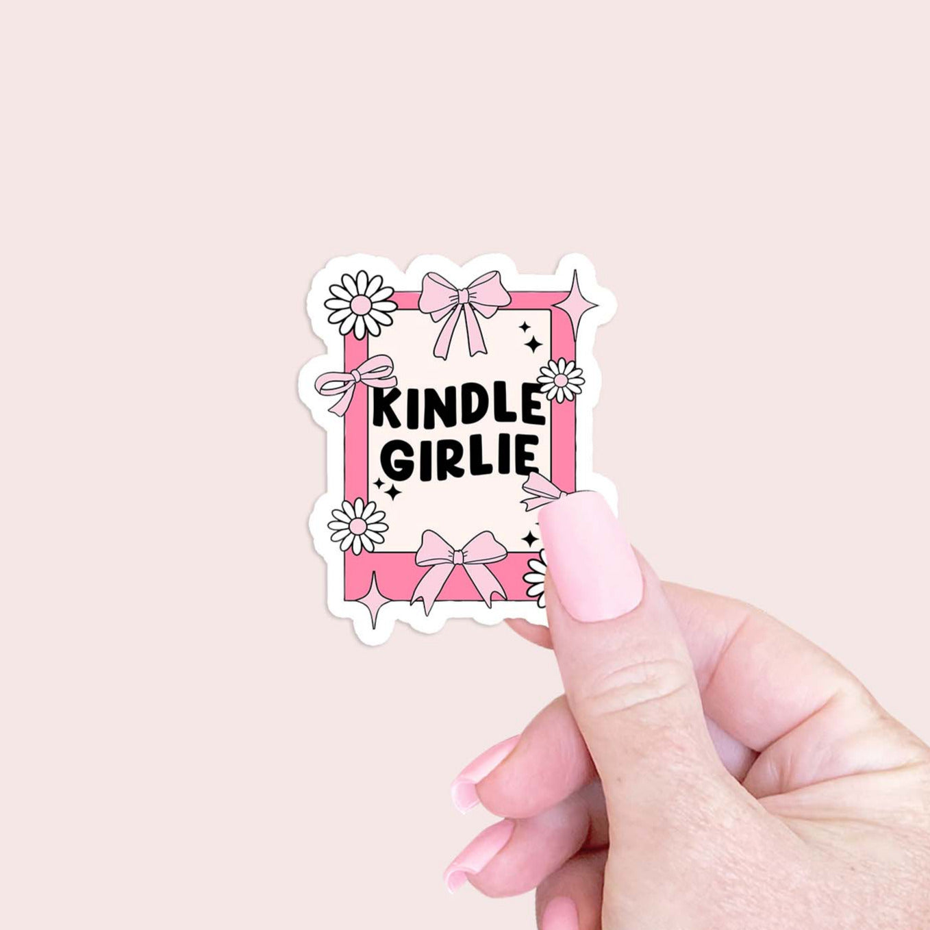 Kindle Girlie Sticker