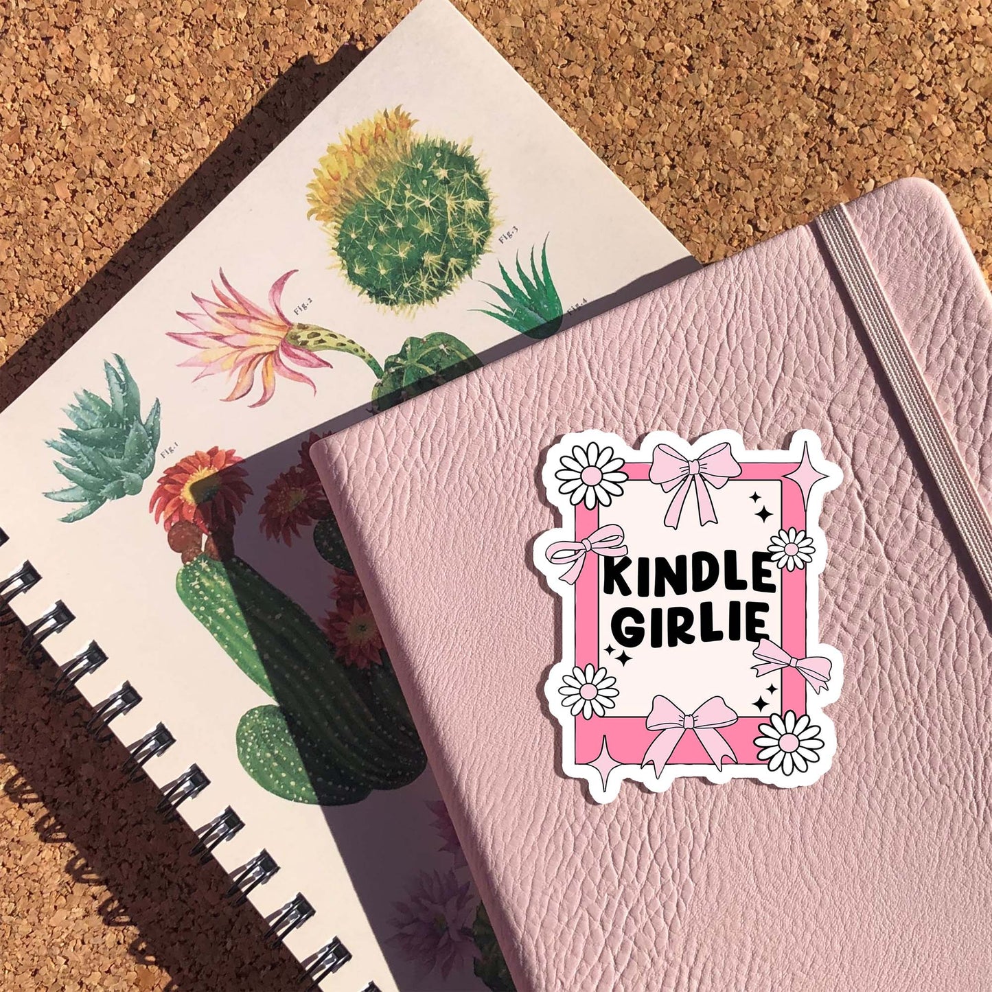 Kindle Girlie Sticker