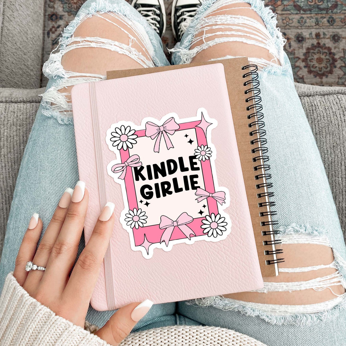 Kindle Girlie Sticker