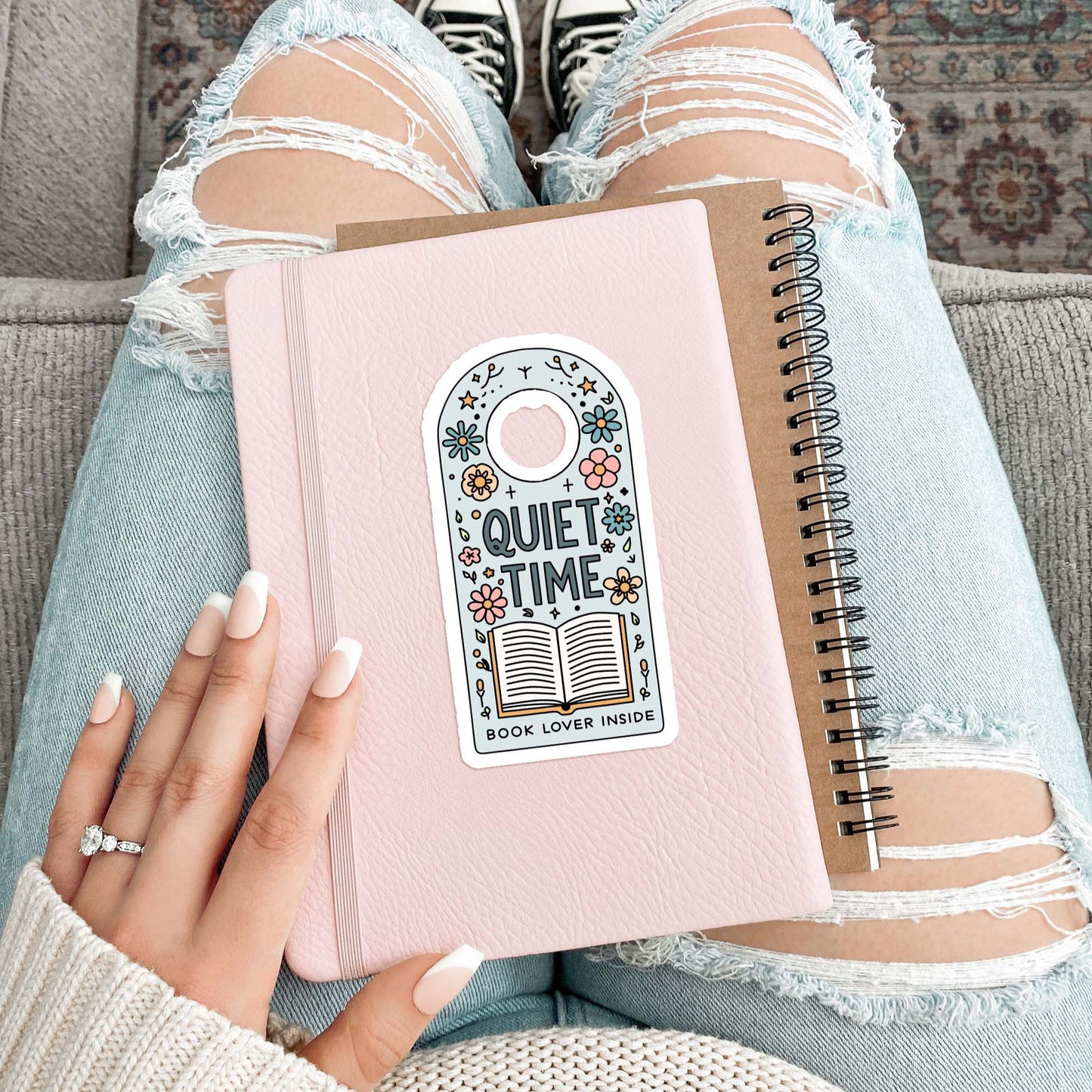 Quiet Time  Sticker