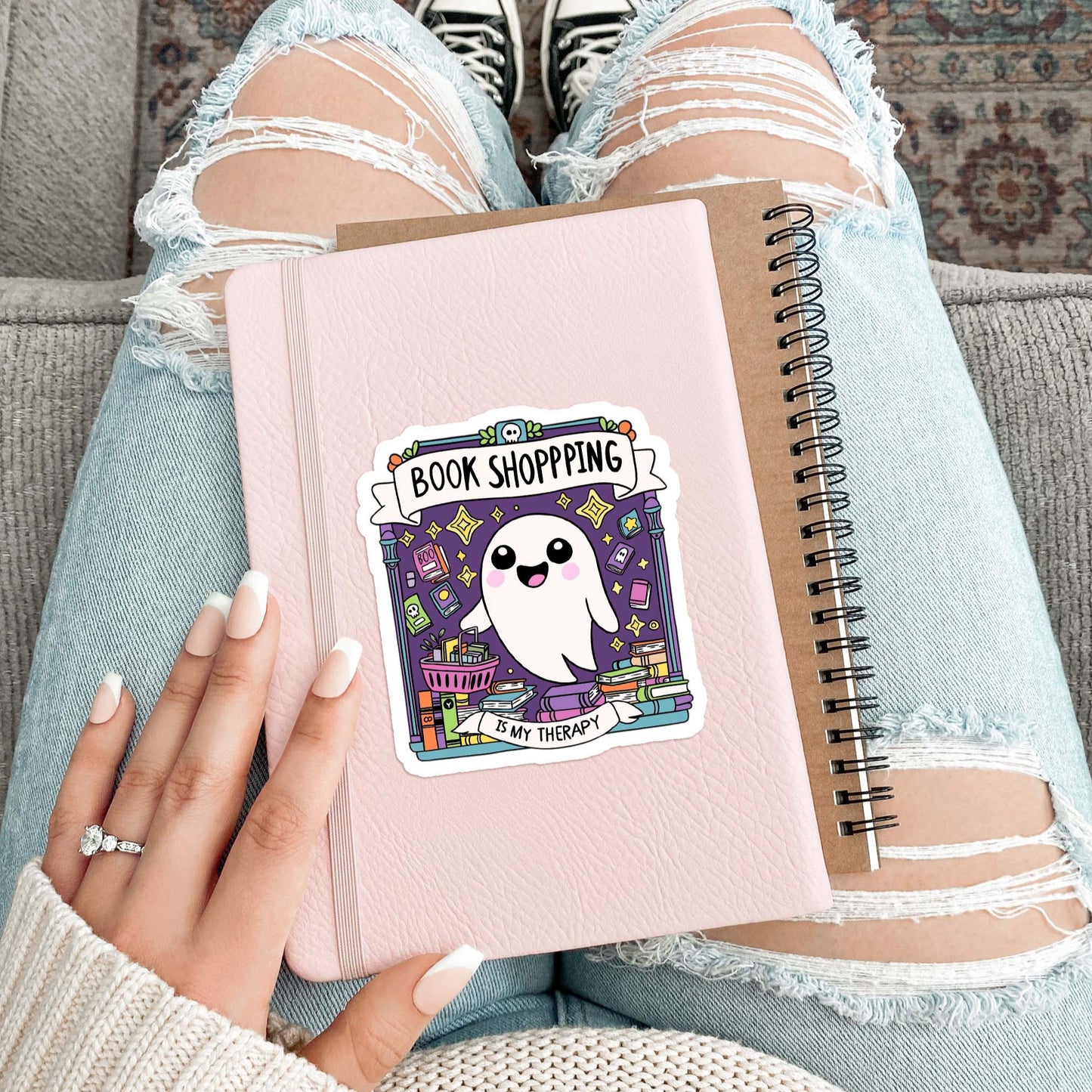 Book Shopping  Sticker