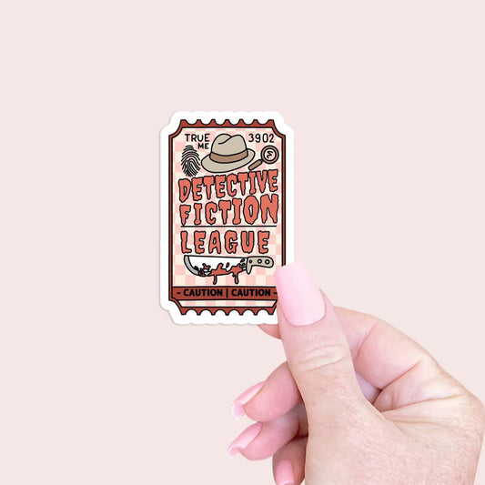 Detective Fiction League Sticker