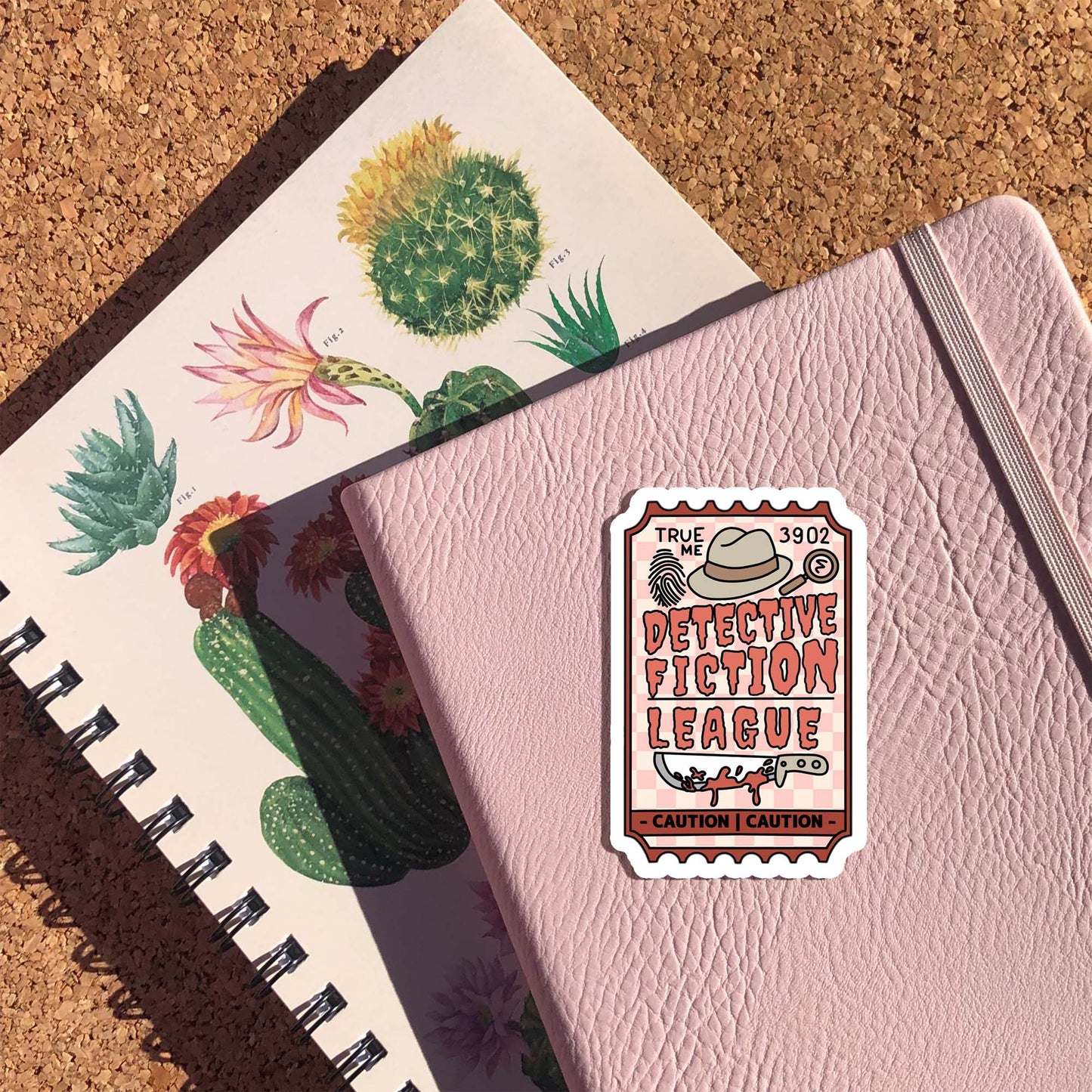 Detective Fiction League Sticker