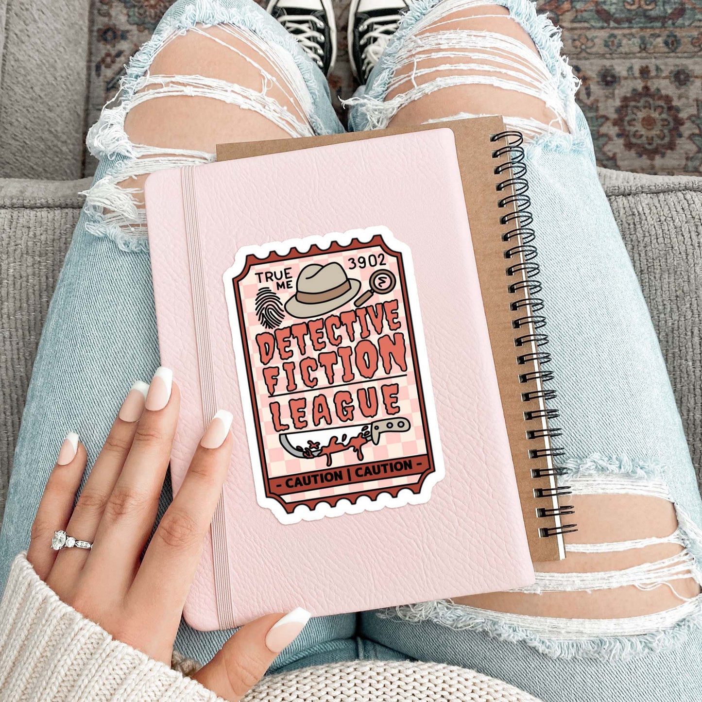 Detective Fiction League Sticker
