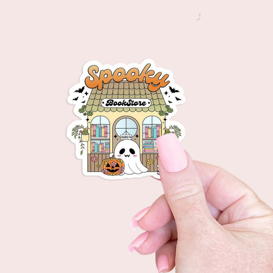Spooky Bookstore Sticker