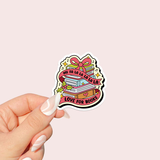 My Falalala love for books Sticker