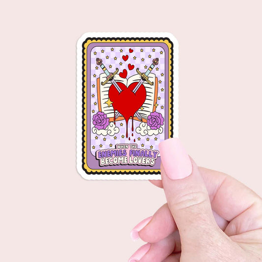 When enemies finally become lovers Sticker