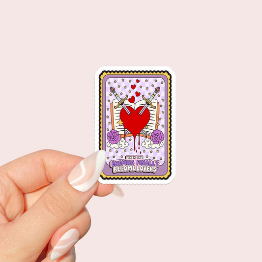 When enemies finally become lovers Sticker