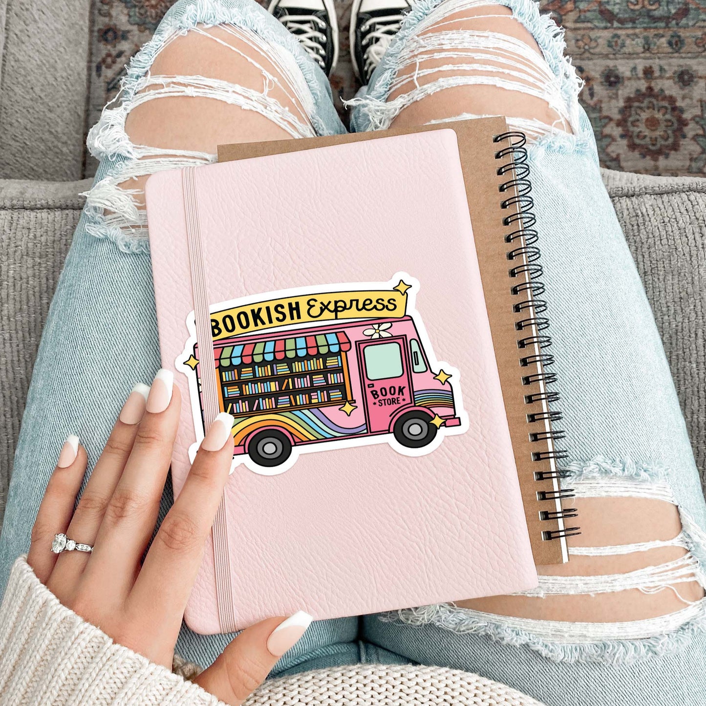 Bookish Express Sticker