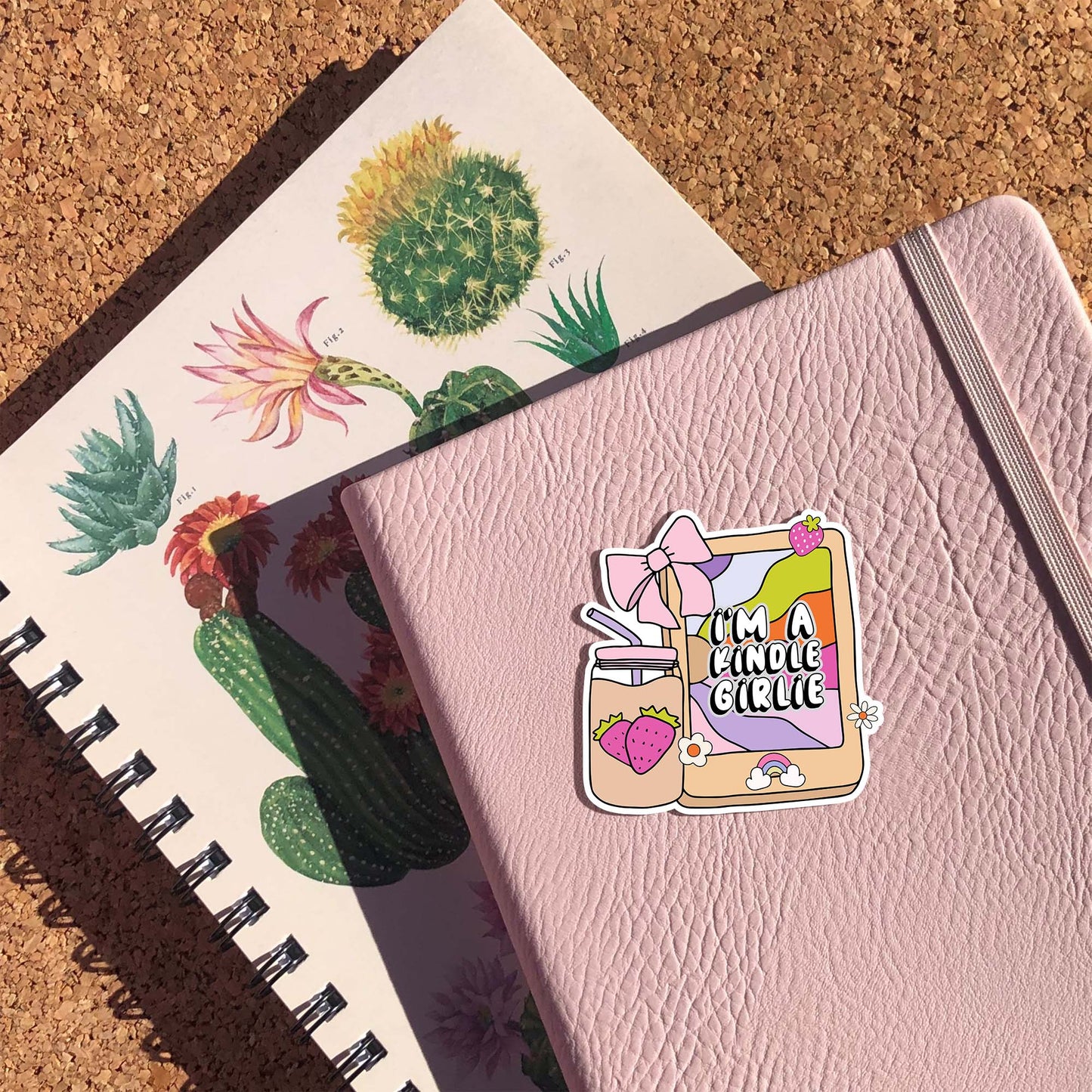 I'm a kindle girlie Sticker