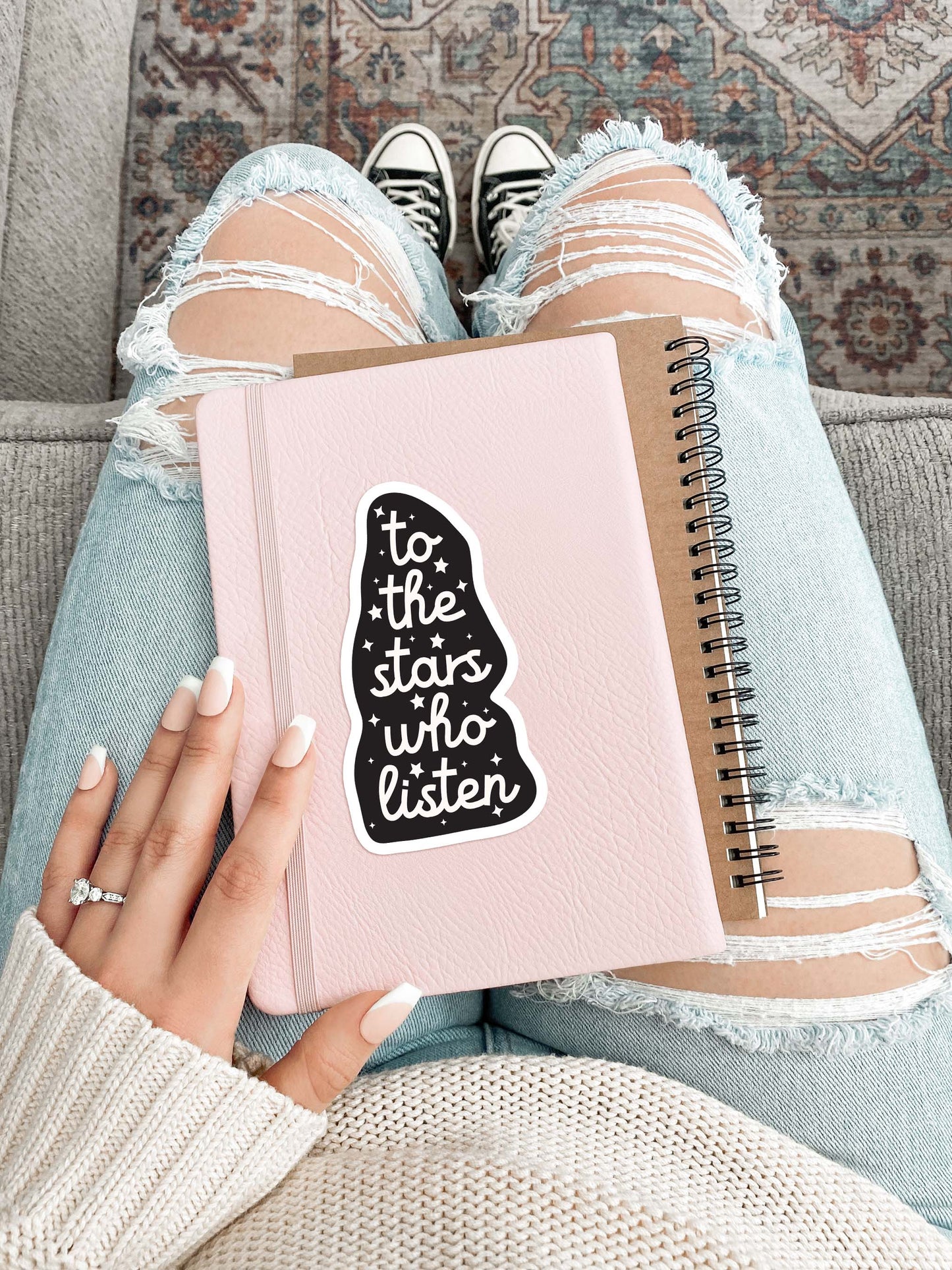 To the stars who listen Sticker
