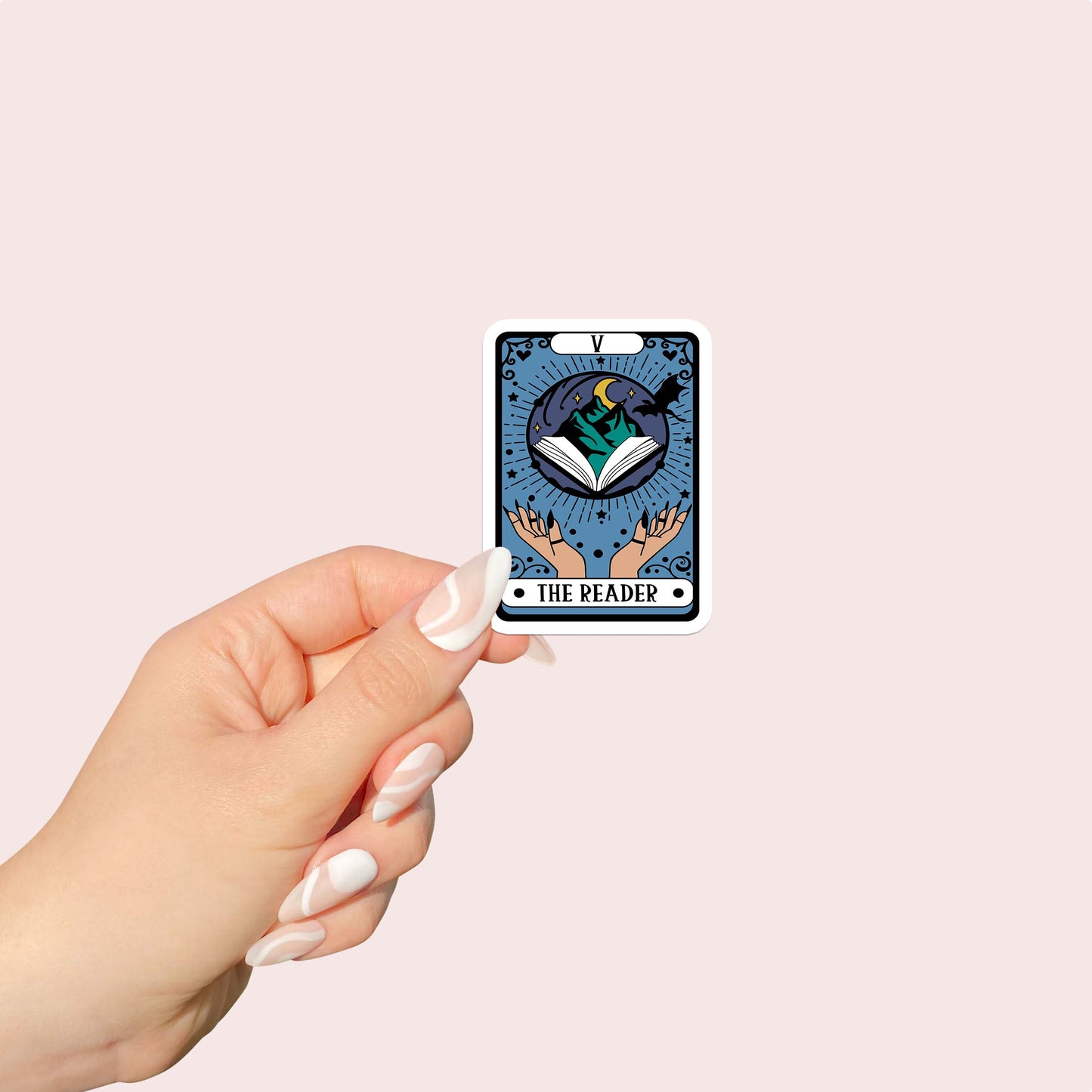 The Reader Tarot Card Sticker