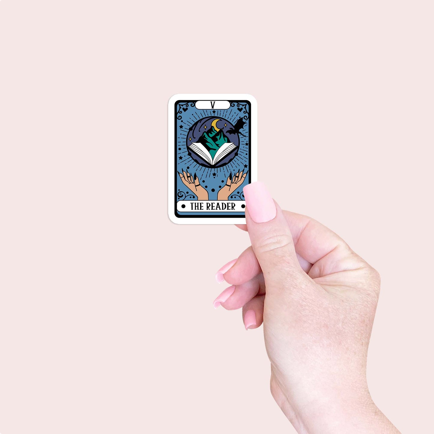 The Reader Tarot Card Sticker