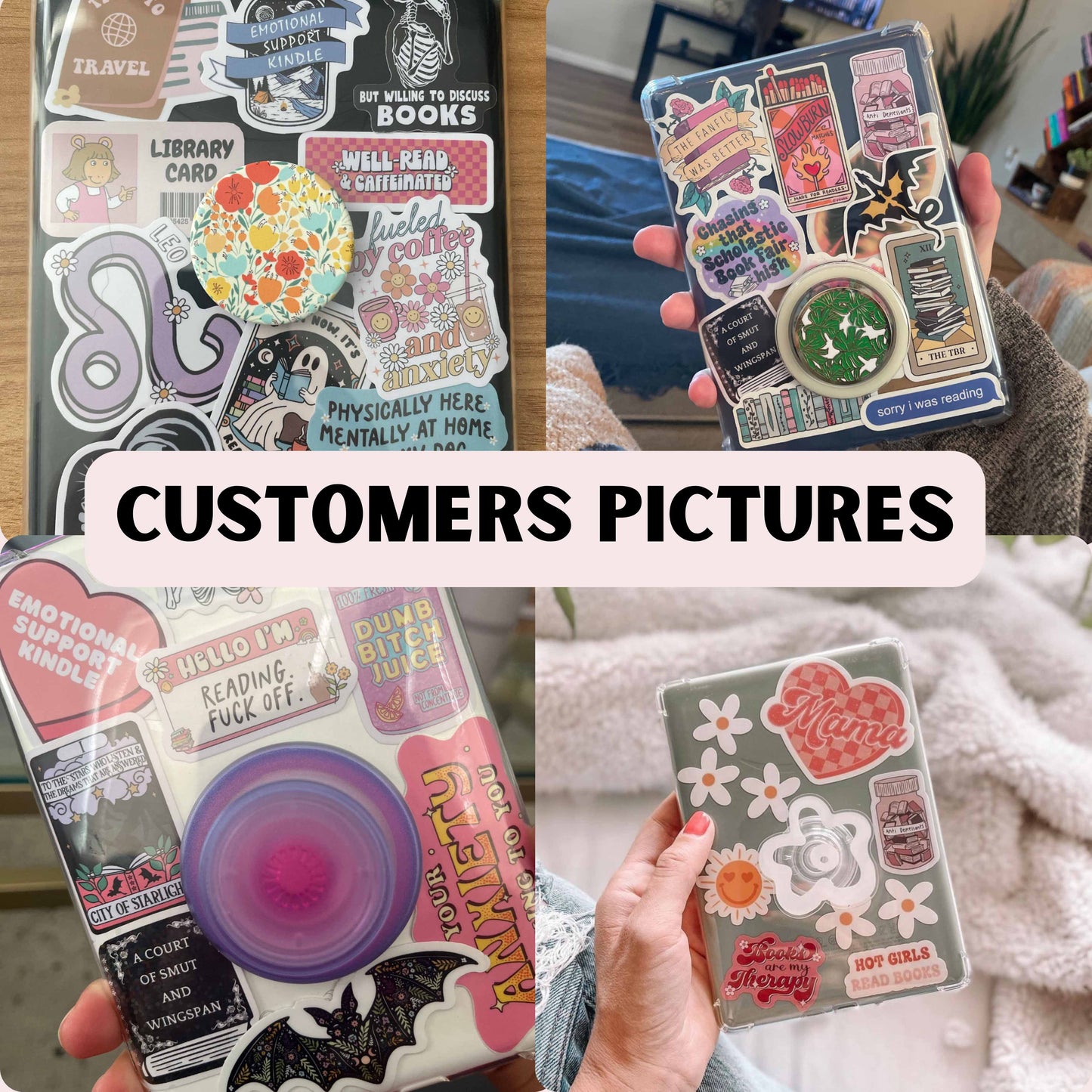 Vampire Romance Book Club Card Sticker