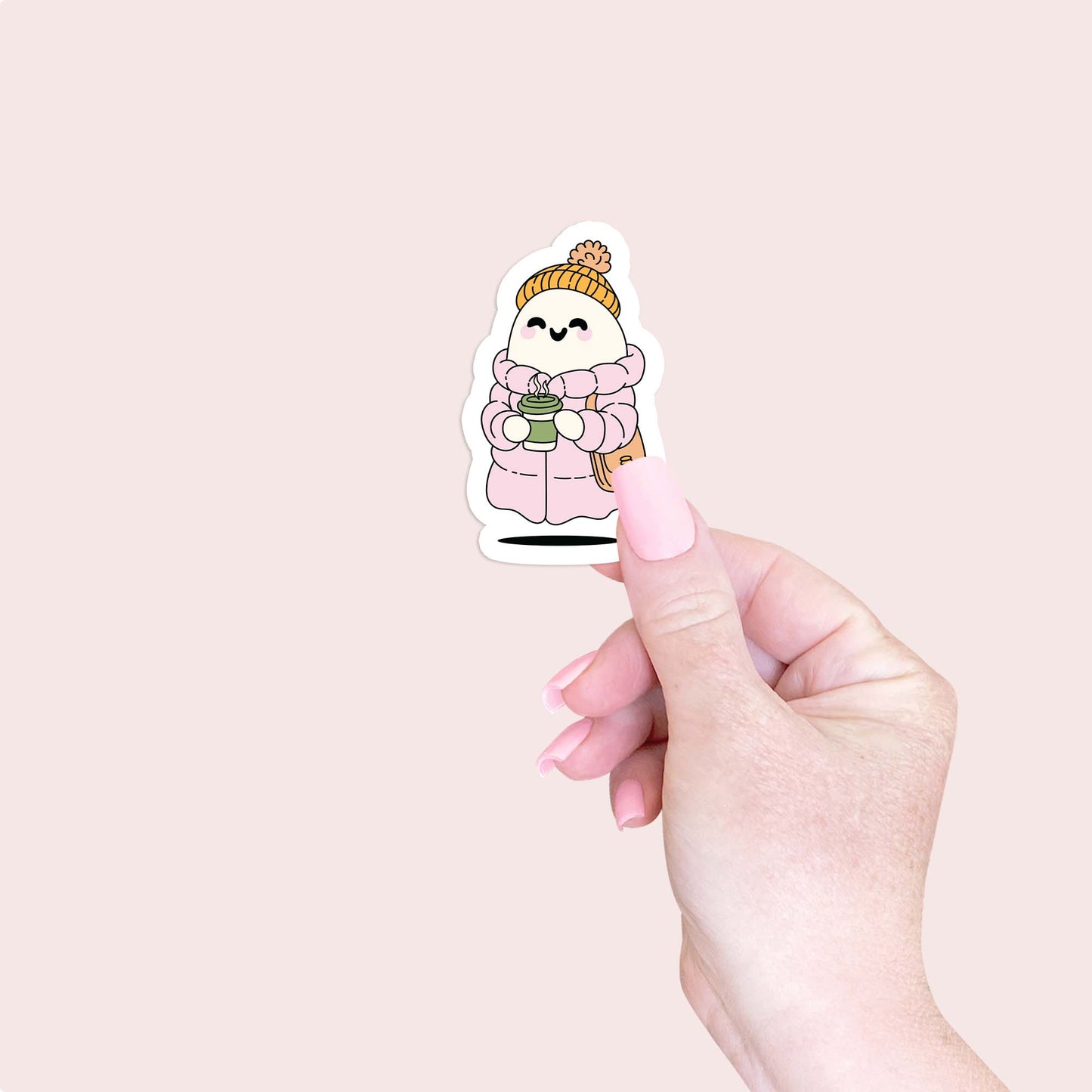 Cute Winter Ghost Sticker