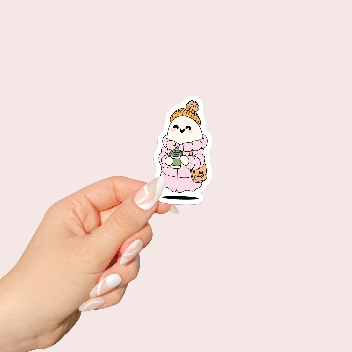 Cute Winter Ghost Sticker