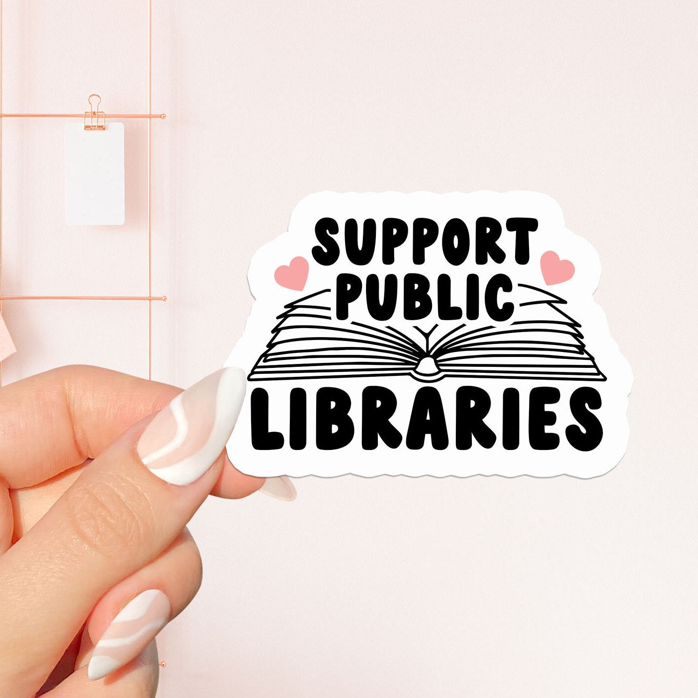 Support public libraries sticker, bookish Sticker, book lover gift, bookish Merch, Kindle Sticker, Smut Reader, reading lover, e-reader