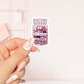 Pink jar of antidepressants Sticker