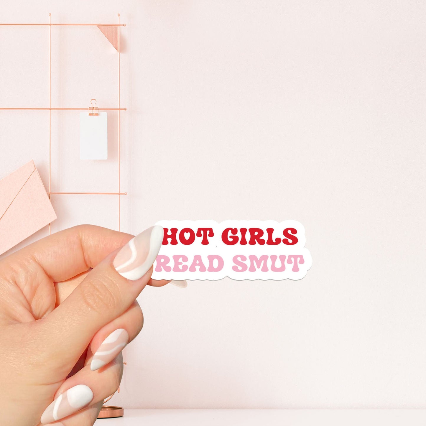 Hot girls read smut Sticker