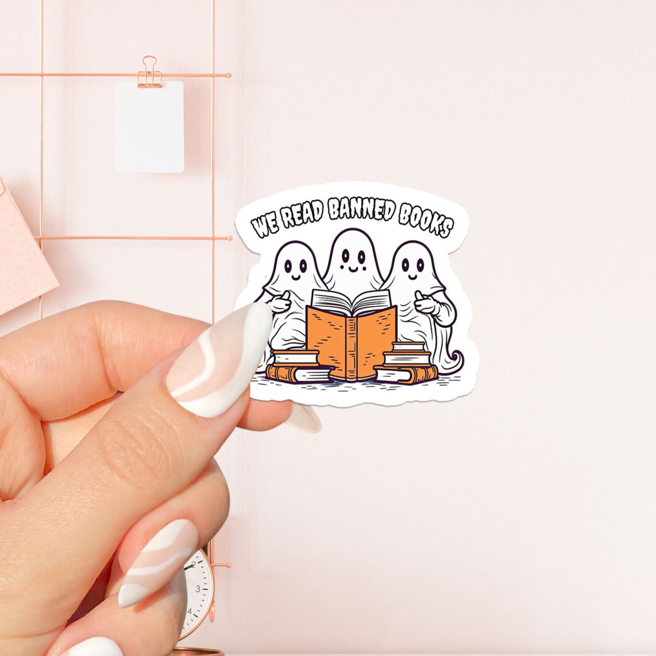 We read banned books Sticker