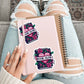 Romance Girlie Book Club Sticker