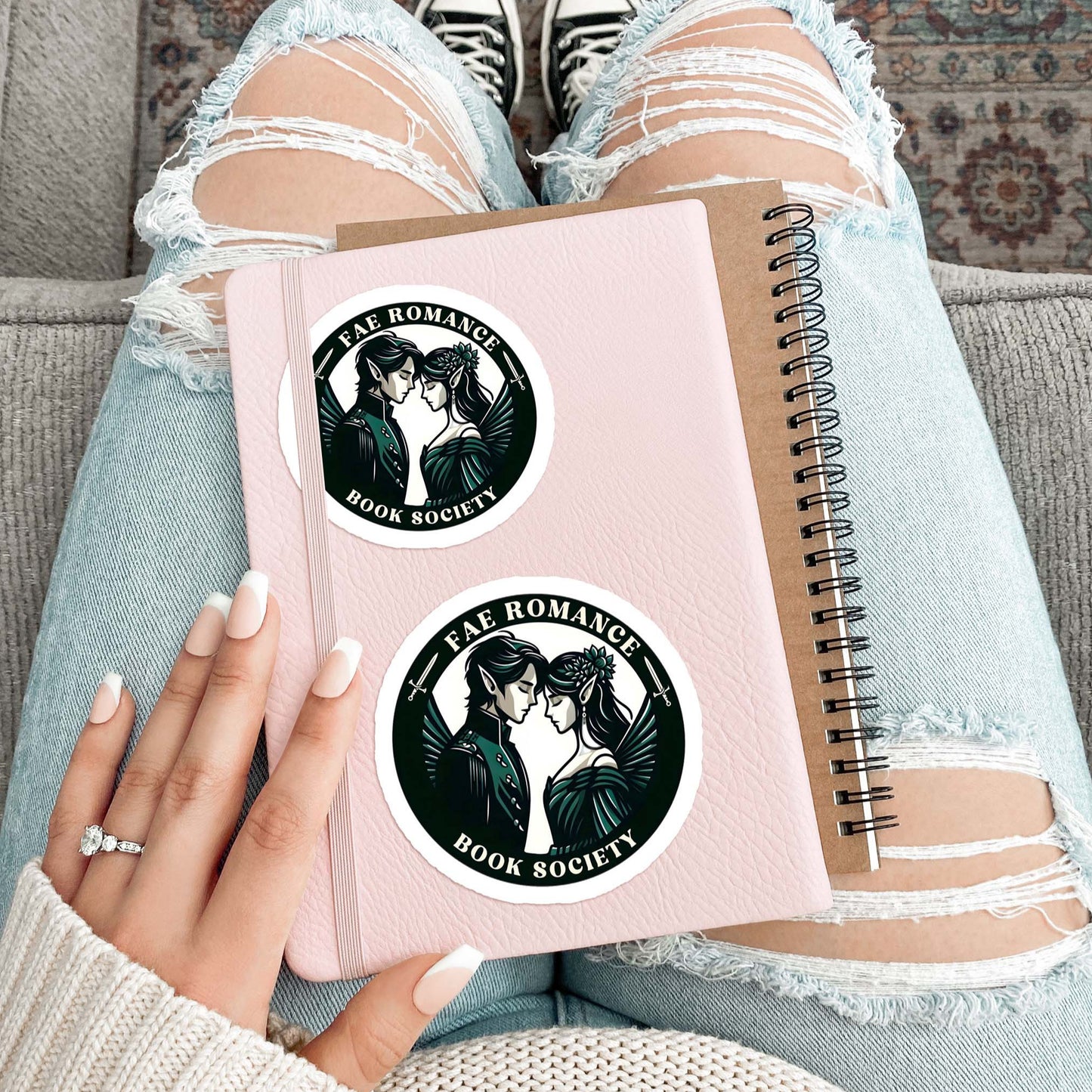Fae Romace Book Society Sticker