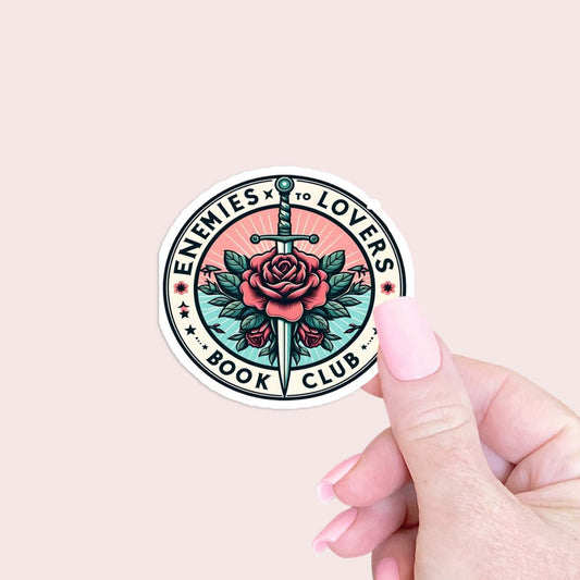 Enemies to Lovers Book Club Sticker