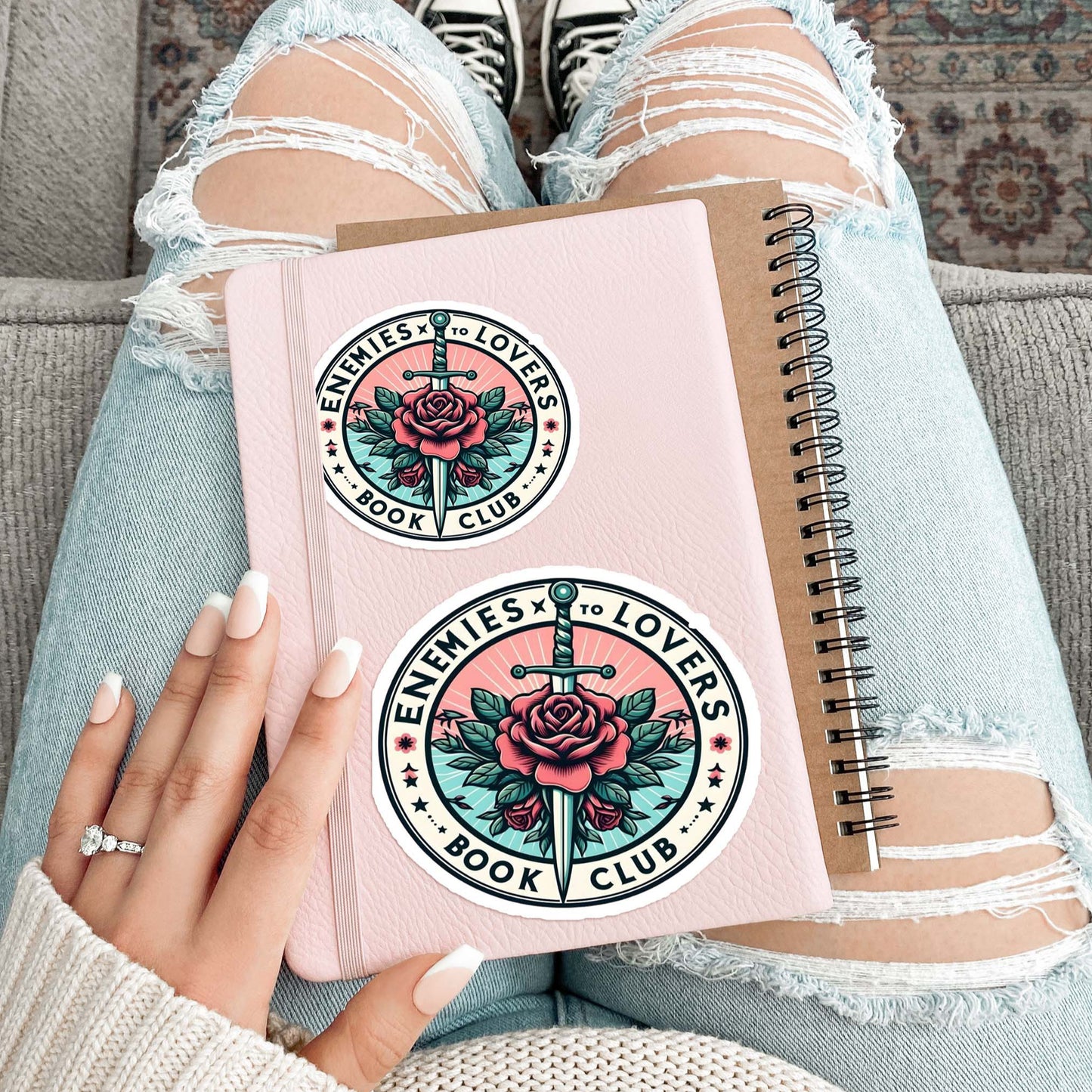Enemies to Lovers Book Club Sticker