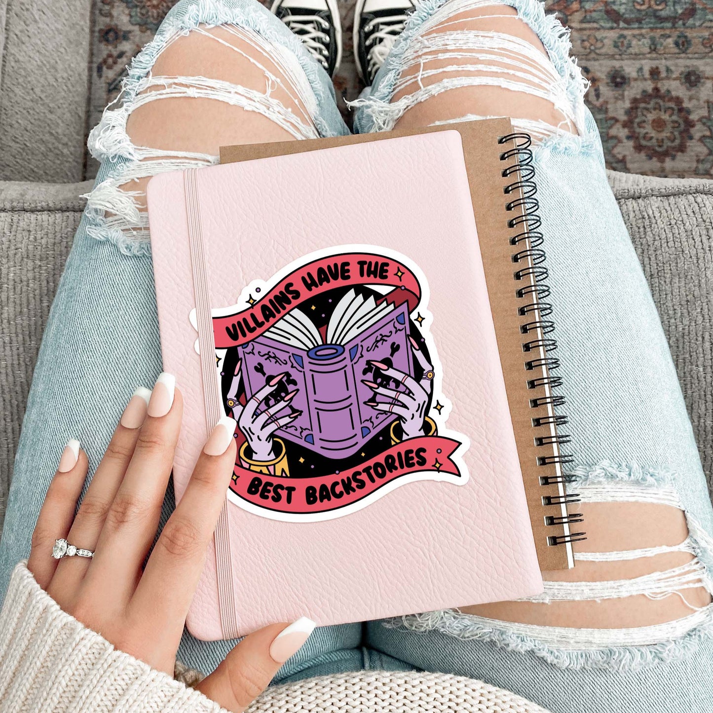 Villains have the best backstories Sticker