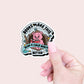 Books makes this cold winter better Sticker