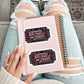 Vampire Romance Book Club Card Sticker