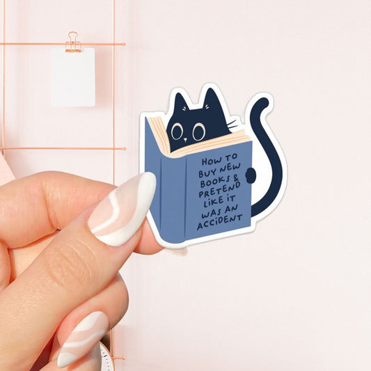 How to buy new books Sticker