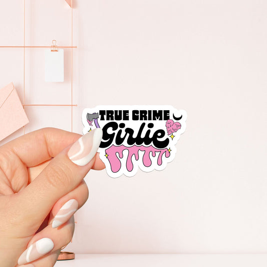 True crime girlie Sticker